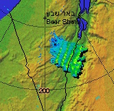 Lee Waves in Rain Clouds over the Arava Valley